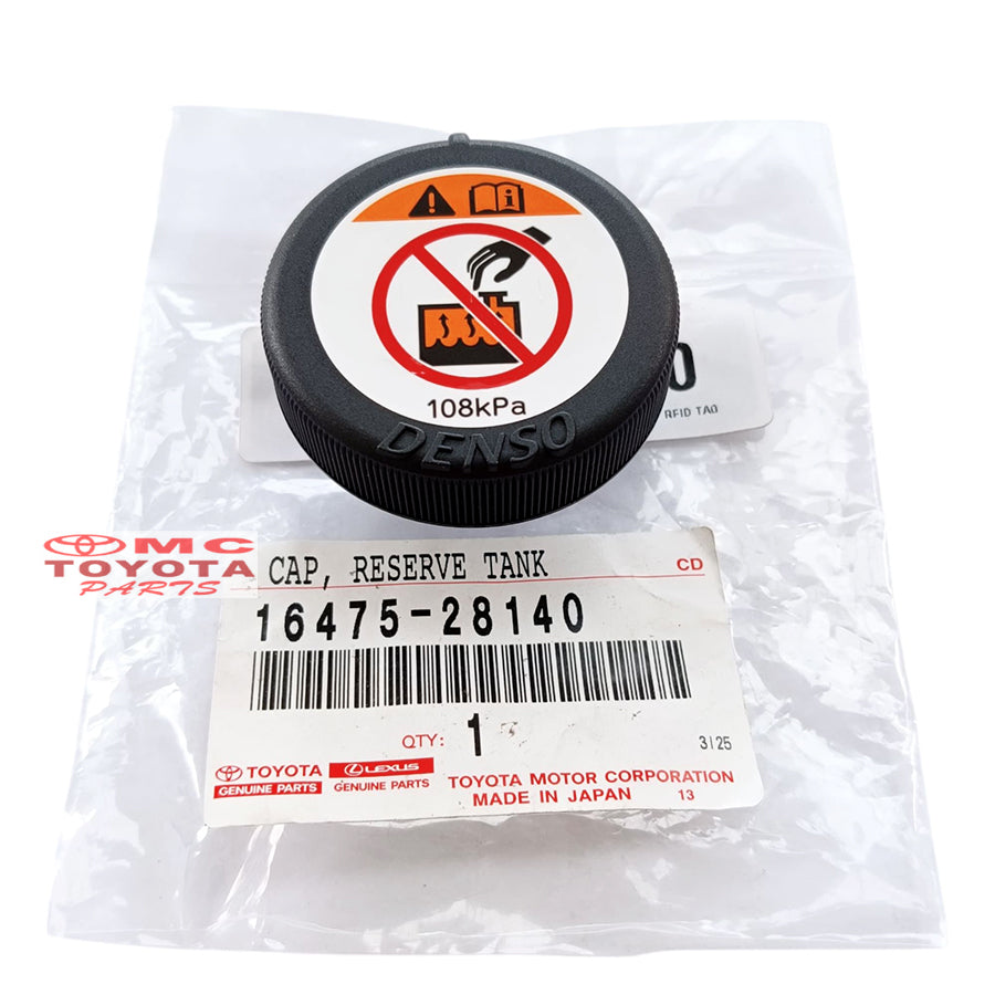 Tutup Tabung Reservoir Radiator Kijang Innova Reborn Fortuner VRZ Hilux Diesel Altis Camry Alphard Vellfire Hiace Land Cruiser Lexus Original 16475-28140 Tutup Tabung Radiator Tutup Reservoir Radiator Tutup Tabung Cadangan Air Radiator 108kpa 108 KPA