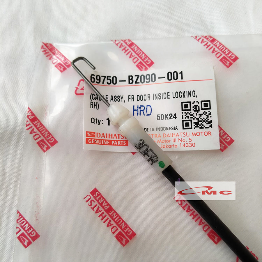 Kabel Sling Kunci Pintu Depan Kanan Calya Sigra Agya Ayla 2017-Up Original 69750-BZ090-001