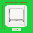 Broco Saklar Engkel 1G Galleo Saklar Seri 2G Galleo White Tunggal Double 1 2 Gang 1 Way G161-55S / G162-55S Sakelar Saklar Broco Galleo Galeo Putih