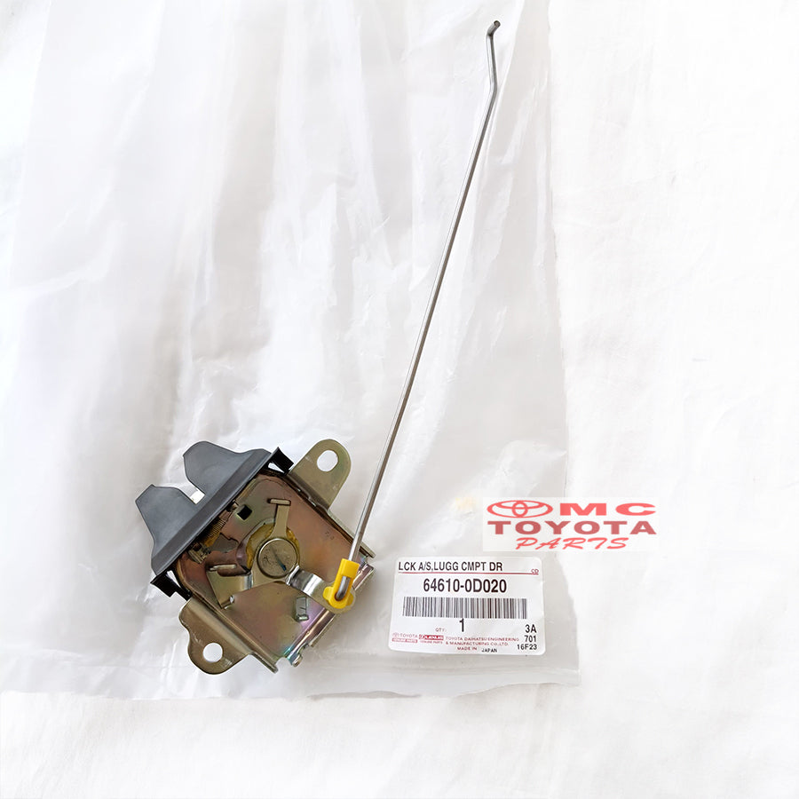 Door Lock Bagasi Vios Limo Old 2002-2007 Gen 1 Original Toyota 64610-0D020 Door Lock Pintu Bagasi Belakang Doorlock Bagasi Belakang