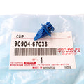 Klip Kancing Over Fender Fortuner Hilux Alphard Biru Original Toyota 90904-67036 Klip Over Fender Kancing Klip Bodykit Body Kit Clip Kancing Fender Moulding Molding