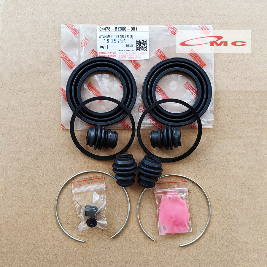 Kaliper Caliper Cylinder Kit Karet Rem Avanza Xenia Rush Terios Original 04478-BZ060-001 Seal Kit Caliper Kaliper Rem Caliper Kit Seal Kit Karet Rem Depan Kaliper Kit Rem Cakram Set Ori