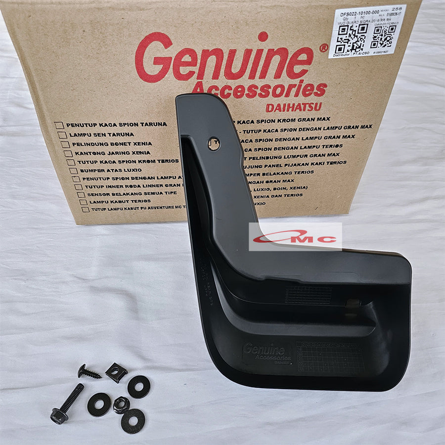 Mud Guard Quarter Panel Karpet Pelindung Lumpur Roda Belakang Belakang Kanan kiri Sigra 2016-2021 Original Daihatsu FS022-10100-000 FS022-10090-000