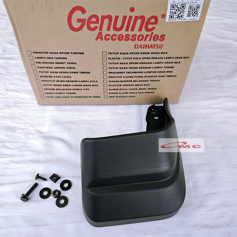 Mud Guard Quarter Panel Karpet Pelindung Lumpur Roda Belakang Belakang Kanan kiri Sigra 2016-2021 Original Daihatsu FS022-10100-000 FS022-10090-000