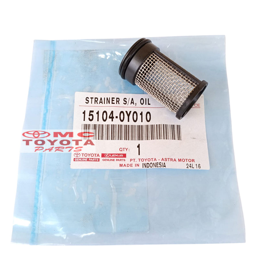 Strainer Filter Oli Carter Calya Sigra 1200cc Agya Ayla 1.2 cc Avanza Xenia Veloz Sirion Vios Yaris Sienta Original 15104-0Y010 Stainer Saringan Filter Oli Carter Mesin