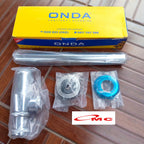 Sifon Botol Wastafel Stainless ONDA PT-TUL 1/2" Chrome Sivon Sipon Siphon Sifon Wastafel Bottle Bak Cuci Tangan Afur Avur Air Stainles Stenlis Steel Pipa P trap Selang Saluran Pembuangan Air Wastafel
