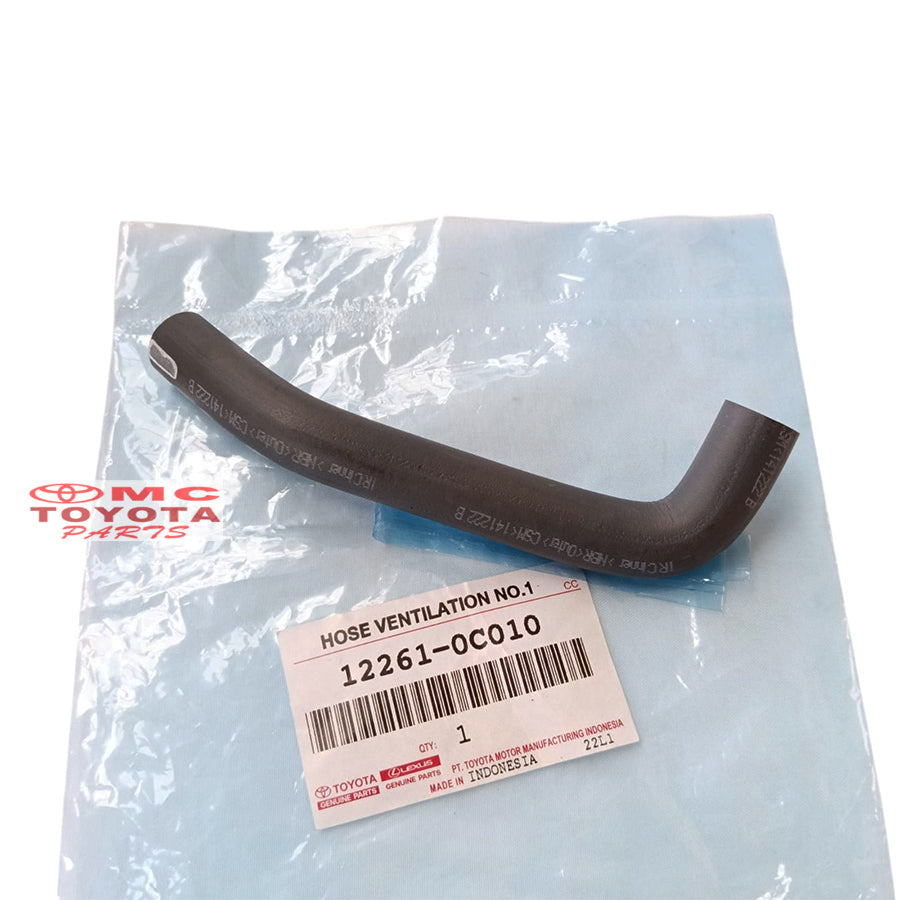 Selang Ventilasi Kijang Innova Fortuner Hilux Hiace Original Toyota 12261-0C010 Selang Tutup Klep Selang PVC PCV Valve Selang Ventilator Hose Ventilation No.1