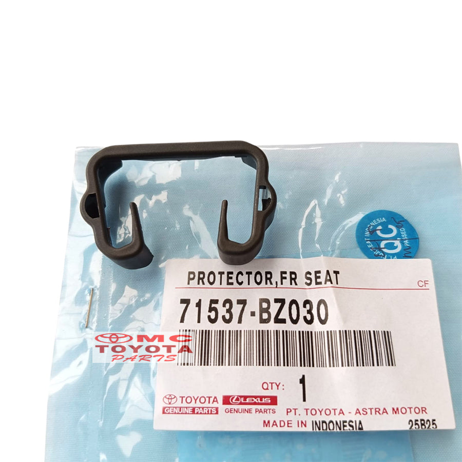 Plastik Penahan Pengaman Pengunci Rel Jok Depan Rel Guard Jok Depan Agya Ayla Calya Sigra Avanza Xenia Rush Terios Original Toyota 71537-BZ030 Pengunci Kaki Jok Kursi Depan Protector Front Seat