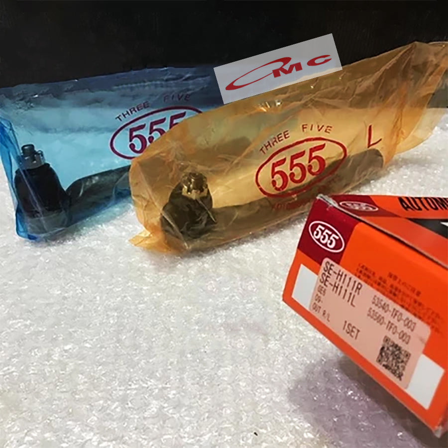 Tierod Tie Rod End Set Honda Jazz S RS Mobilio Freed Brio 1.3 1300cc Jazz GK5 BRV City GM2 Original 555 Japan SE-H111 Tirot Tirod End Kanan & Kiri 53540-TF0-003 / 53560-TF0-003