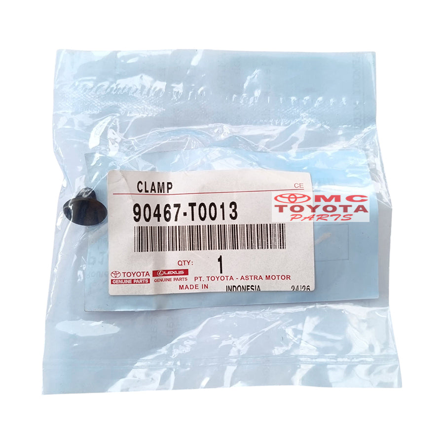 Klip Karet Kap Mesin Innova Reborn Fortuner Hilux Corolla Altis Camry Etios Original Toyota 90467-T0013 Clip Clamp Klip Kancing Penahan Karet Kap Mesin