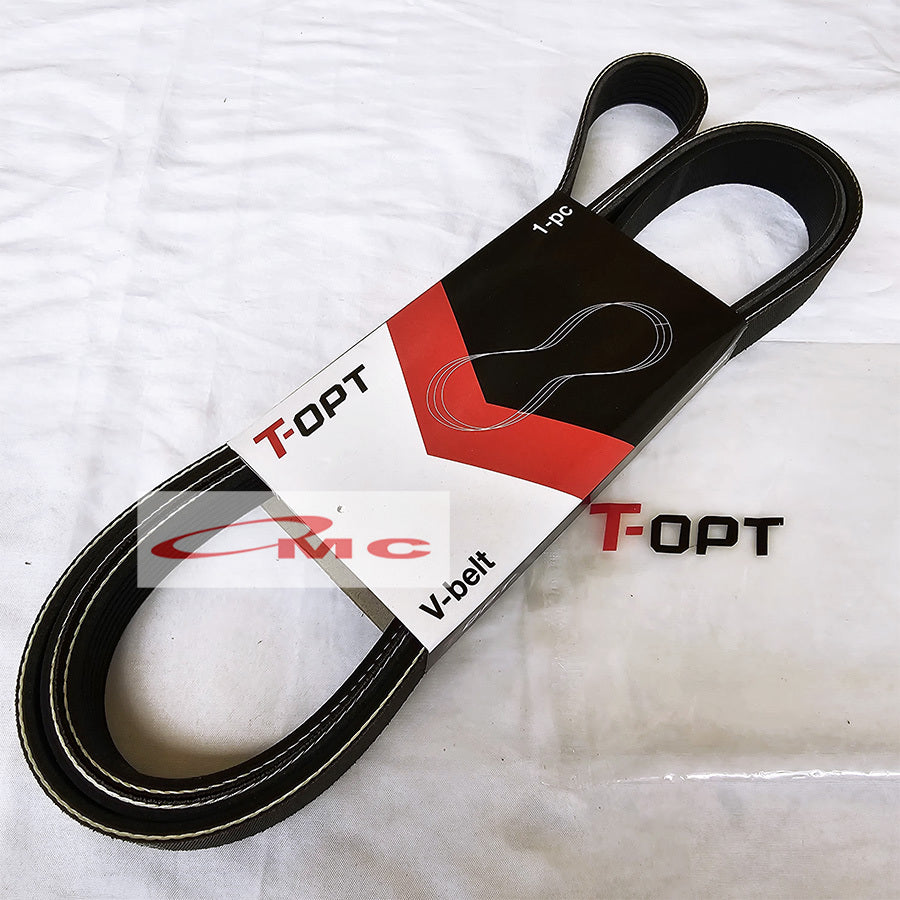 Tali Kipas Fan Belt Van Belt V Belt Fanbelt Kijang Innova Fortuner Hilux Bensin AC 7PK2300 Orisinil T-OPT 90916-TT201-8M