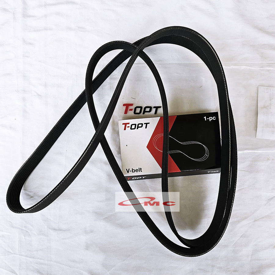 Tali Kipas Fan Belt Van Belt V Belt Fanbelt Kijang Innova Fortuner Hilux Bensin AC 7PK2300 Orisinil T-OPT 90916-TT201-8M