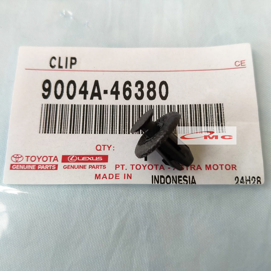 Clip Klip Kancing Cengkeh Bumper ke Bracket Bumper Liner Fender Mobil Universal Calya Sigra Rush 2018 Agya Ayla Raize 9004A-46380 Klip Bumper Bemper Spakbor Mobil Toyota