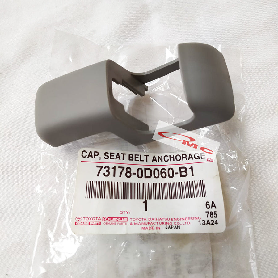 Cover Tutup Baut Seat Belt Cap Seat Belt Anchorage Yaris Bakpao Vios Limo 2007-2014 Orisinil 73178-0D060-B1