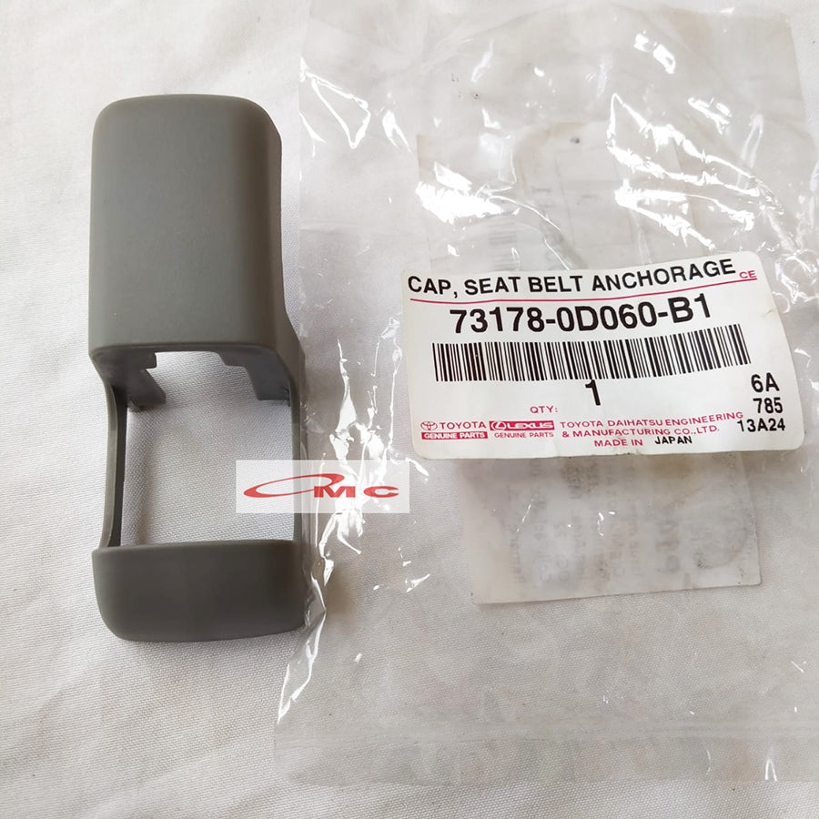 Cover Tutup Baut Seat Belt Cap Seat Belt Anchorage Yaris Bakpao Vios Limo 2007-2014 Orisinil 73178-0D060-B1