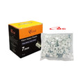 Kleman Klem Clip Klip Kabel Putih Paku Beton 7 9 MM Eclat Klem Kabel Plastik Cable Clips 7mm 9mm Alat Penjepit Penahan Kabel Listrik Data Telpon