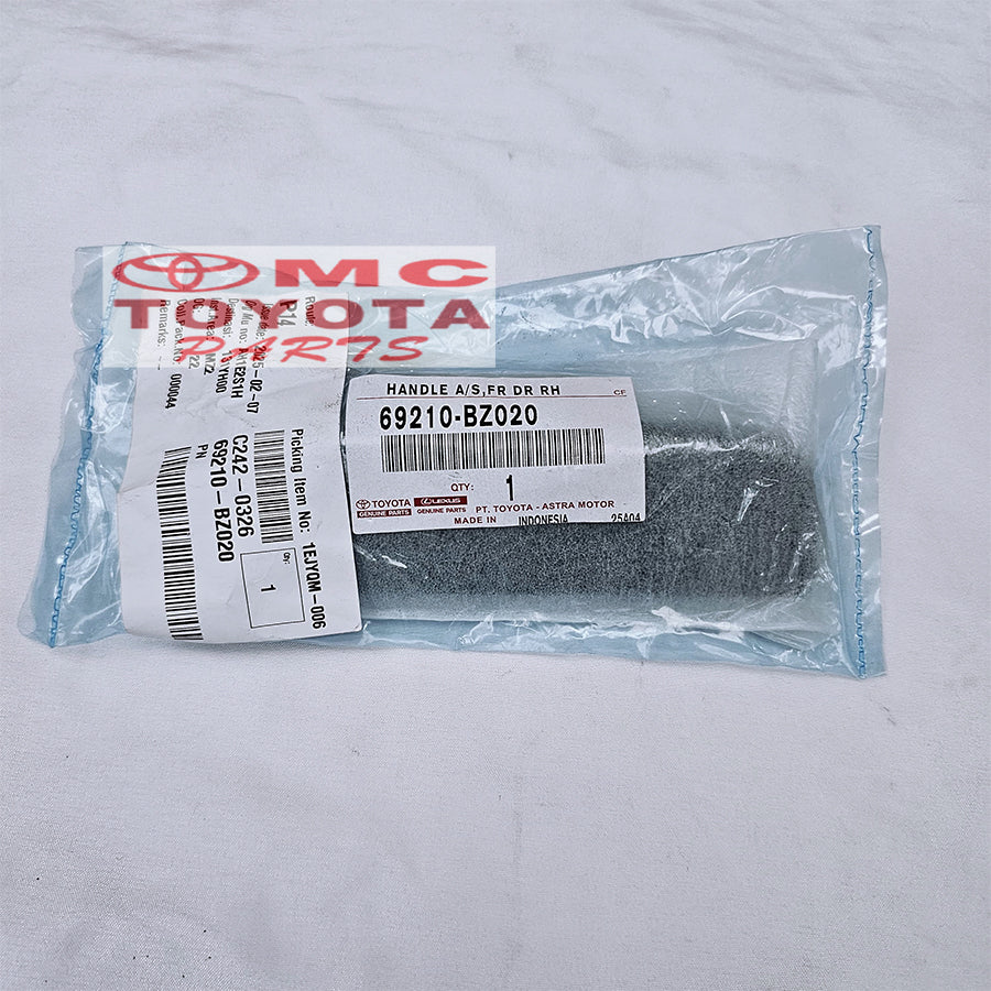 Handle Handel Gagang Pegangan Luar Tarikan Pintu Depan Kanan Kiri Agya Ayla Avanza Xenia Old Lama Gran Max Original Toyota 69220-BZ020 69210-BZ020