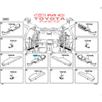 Cover Panel Armrest Power Window Belakang Kanan Kiri All New Rush Original Toyota 74272-BZ150-C0 74271-BZ150-C0