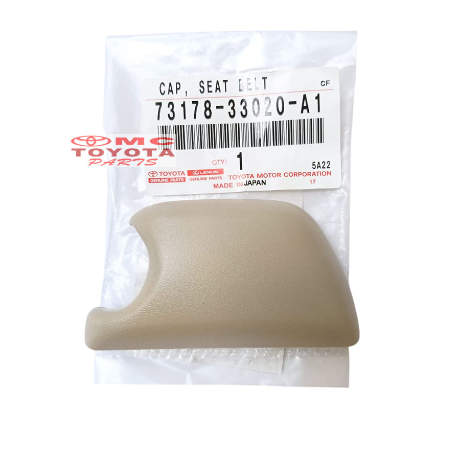 Cover Baut Safety Belt Bagian Atas Toyota Innova Fortuner Hilux Vios Yaris Corolla Altis Kluger Original 73178-33020-A1 Cover Tutup Baut Seat Belt Cap Seat Belt Seatbelt Ori