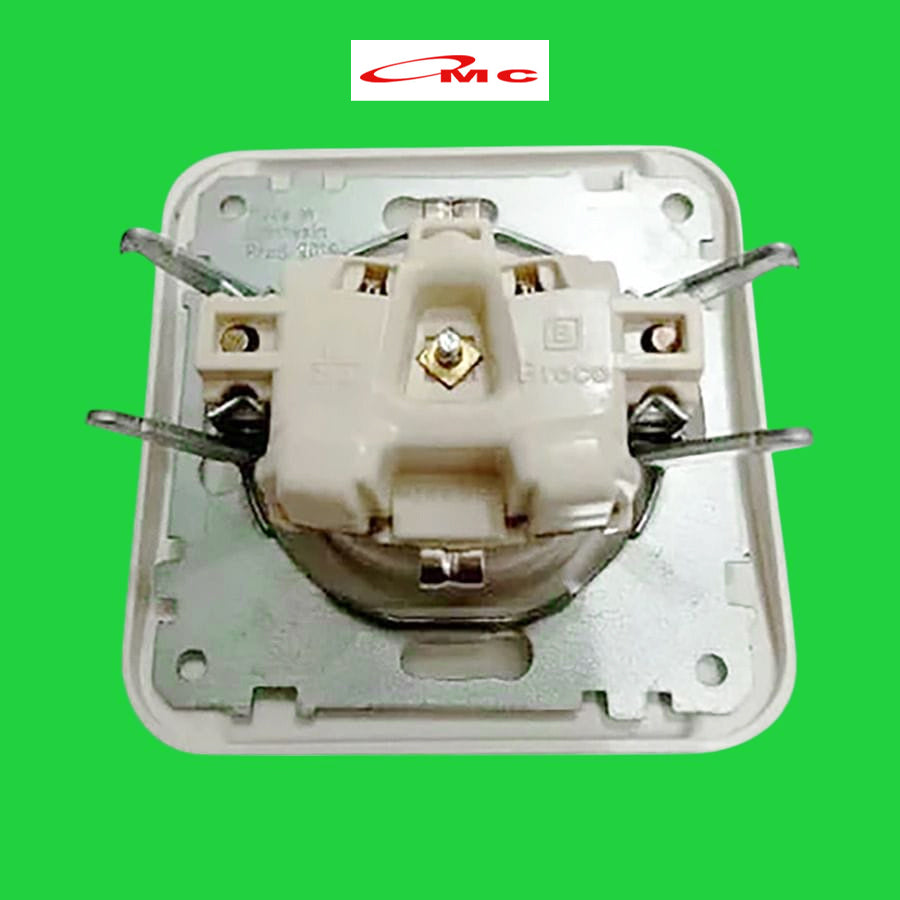 Broco Stop Kontak Broco Galleo G151 White Arde Socket Inbow Tanam Non CP Original Tempat Colokan 1 Lubang Putih Galeo G151-55S
