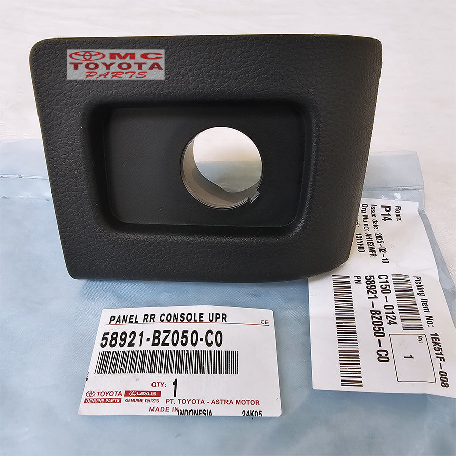 Panel Console Box Tutup Pembuka Kotak Sekering Panel Konsol Belakang Atas Grand New Avanza Xenia 2019 Up All New Rush Terios 2018 Up Original Toyota 58921-BZ050-C0