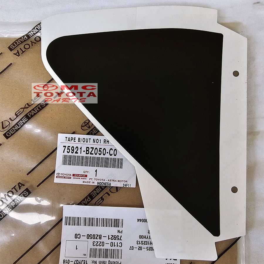 Sticker Stiker Depan Spion Kanan Kiri Agaya Ayla 2012-2017 Original Toyota
