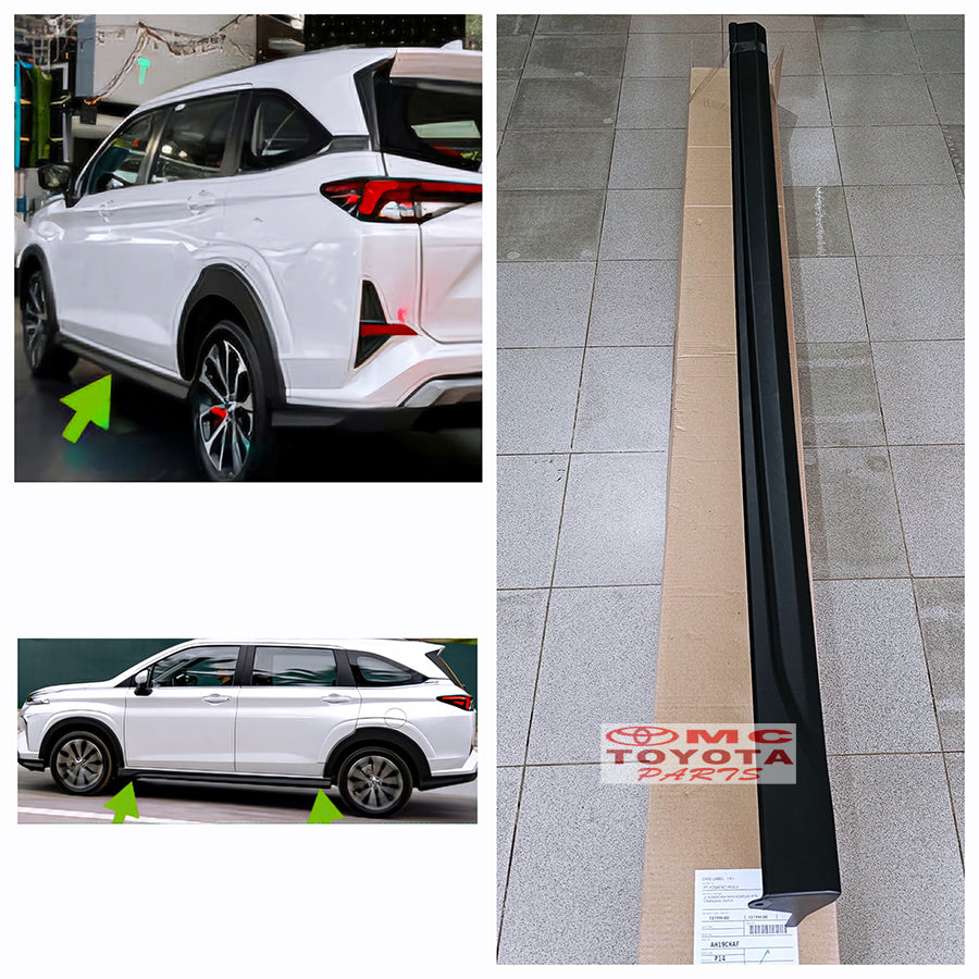 Moulding Rock Panel Cover Side Skrit Bodykit Sisi Bawah Pintu Kanan Kiri New Avanza Veloz 2021 Up Veloz Q 2022 Original Toyota 75852-BZ480 75851-BZ480