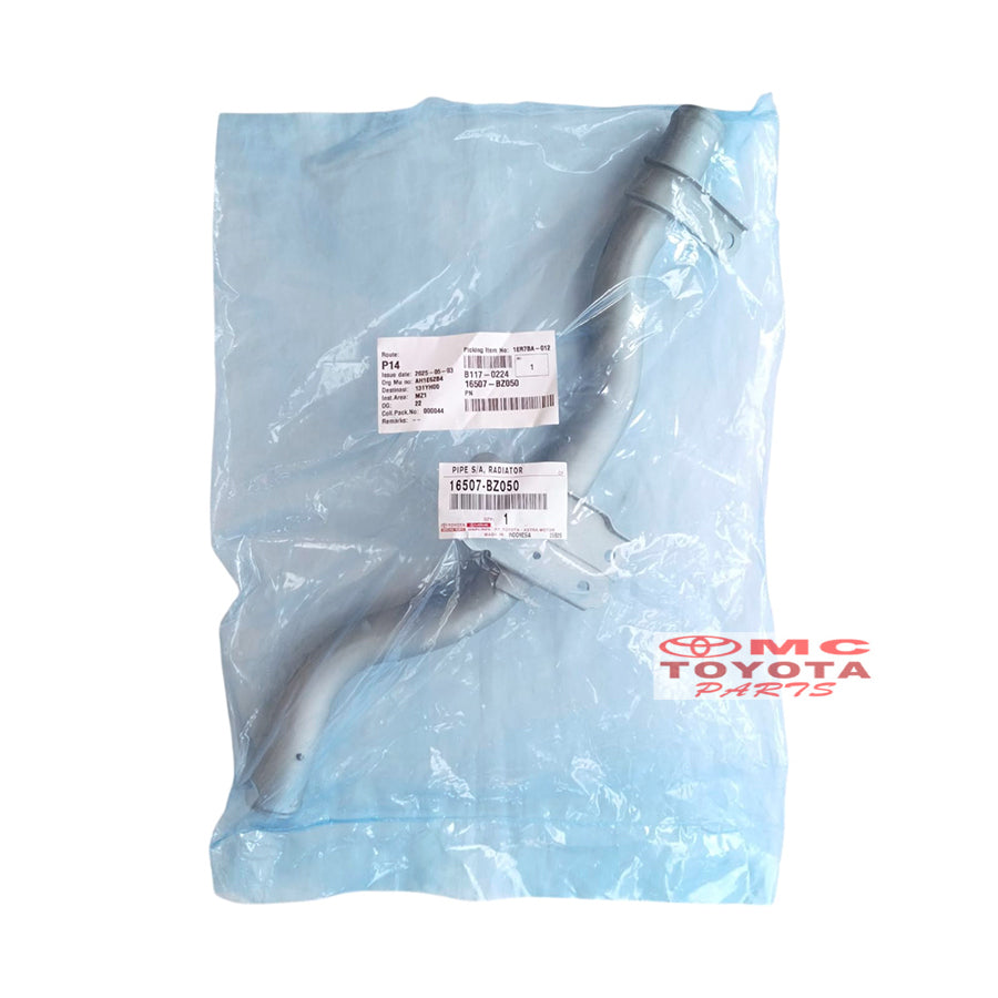 Selang Pipa Radiator Atas Avanza Xenia Rush Terios Original 16507-BZ050 Pipa Selang Radiator Atas Pipe Radiator
