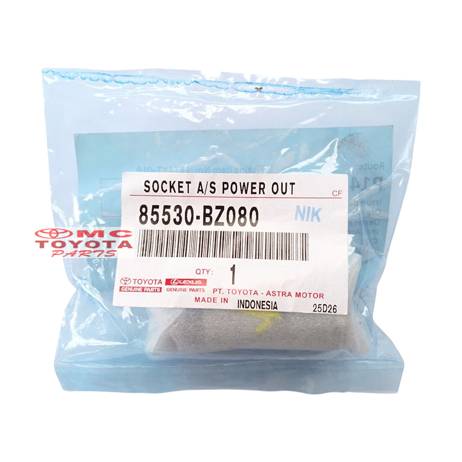 Socket Soket Power Outlet Socket Power Soket All New Avanza Veloz Xenia Calya Sigra Agya Ayla Rush Terios Raize Rocky Original Toyota 85530-BZ080