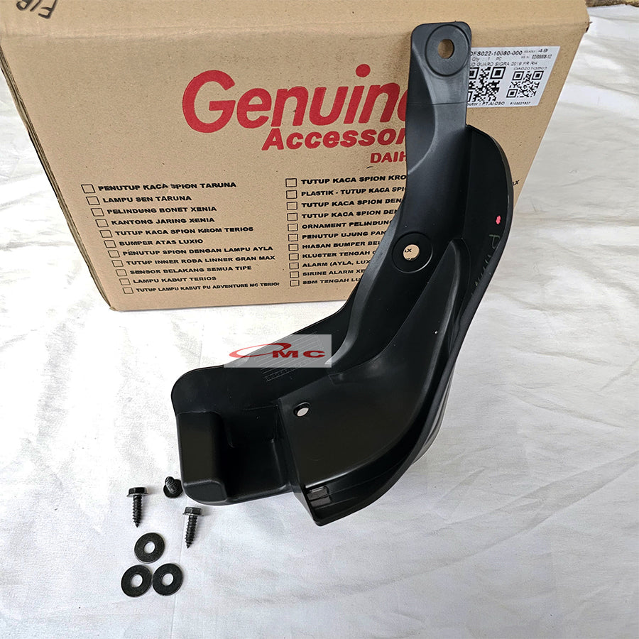 Mud Guard Quarter Panel Karpet Pelindung Lumpur Roda  Depan Kanan kiri Sigra 2016-2021 Original Daihatsu FS022-10080-000 FS022-10070-000