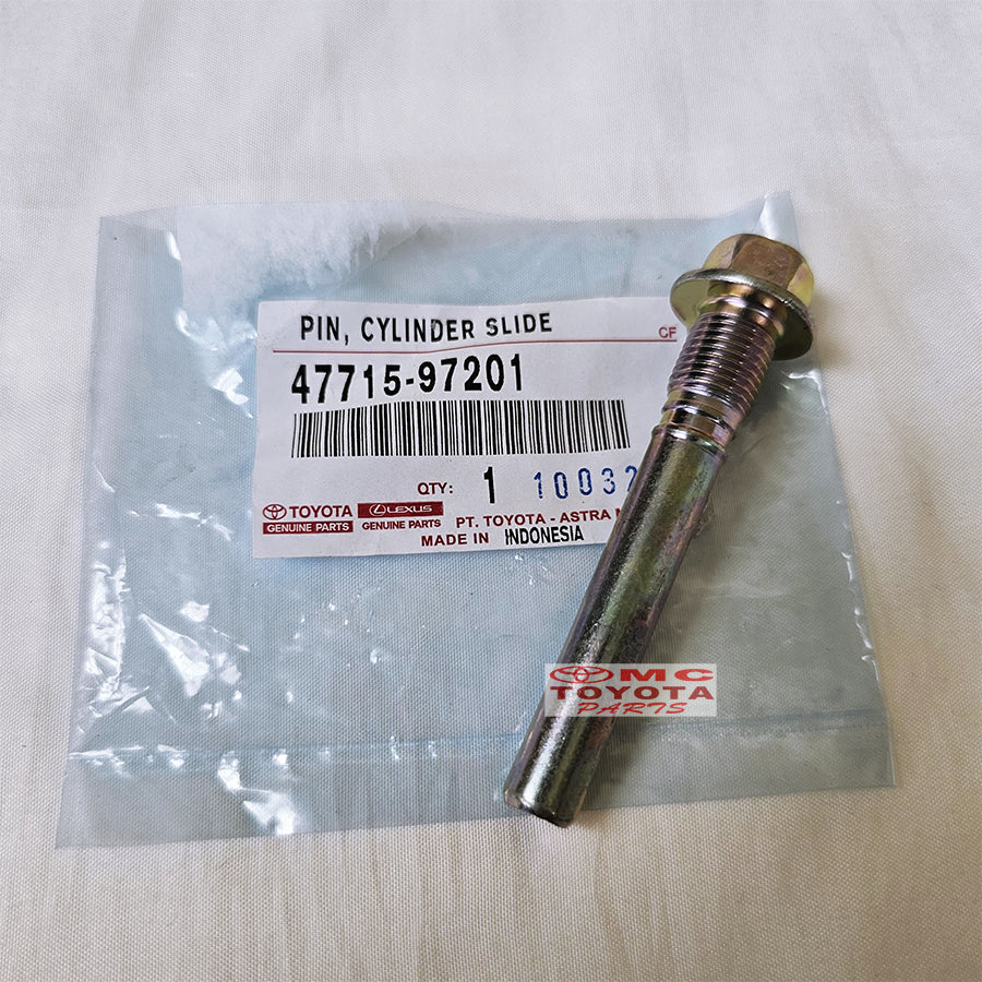 Baut Pin Caliper Bagian Bawah Agya Ayla Original Toyota 47715-97201 Baut Pen Caliper Kaliper Pin Silinder Cylinder Slide Cakram Rem Depan Front Disc Brake