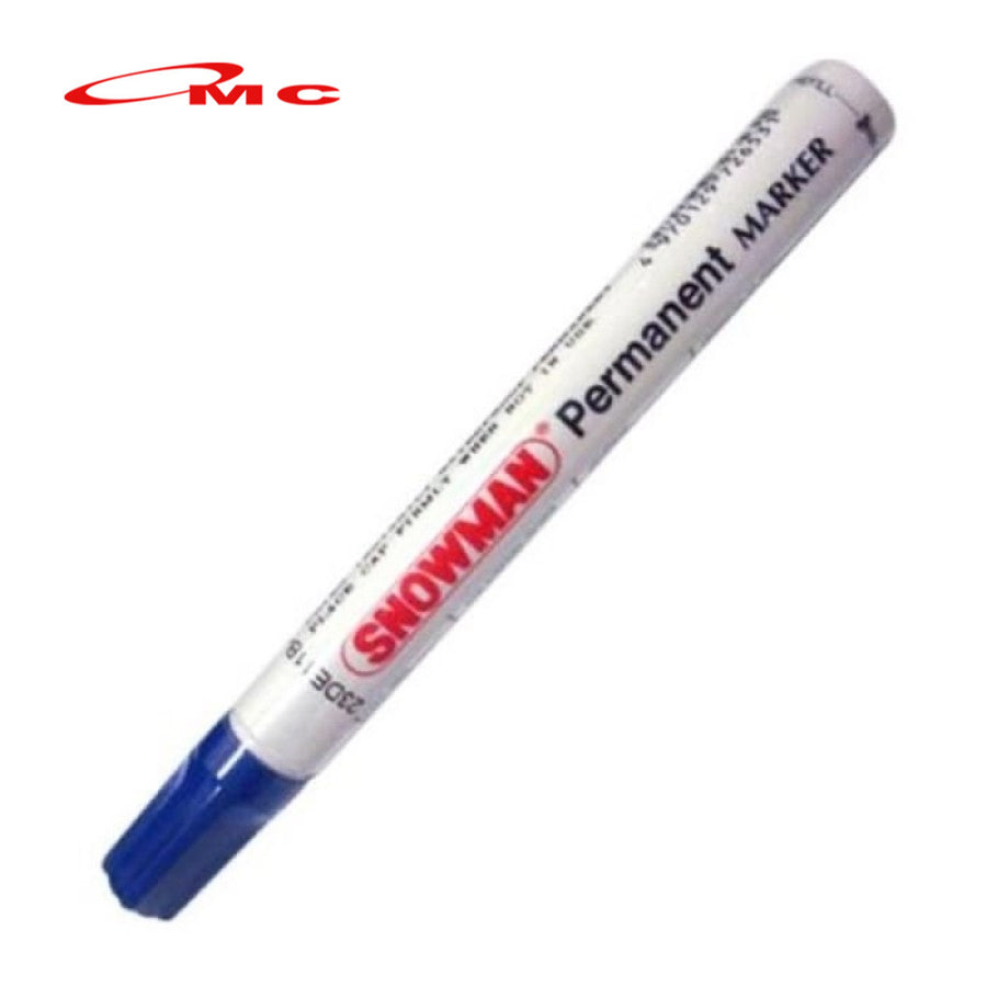 Spidol Permanen Snowman G12 G-12 G 12 Spidol Snowman Permanent Spidol G12 Permanen Spidol Permanent Marker Spidol Papan Tulis Hitam Biru