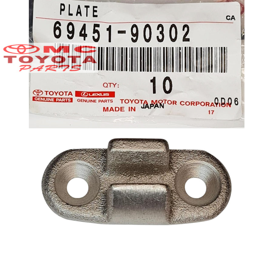 Striker Atas Bawah Land Cruiser Hardtop FJ40 BJ40 HJ40 Original Toyota 69451-90302 Streker Steker Stiker Striker Stopper Stoper Pintu Belakang Atas Bawah Landcruiser Hardtop Ori Orisinil