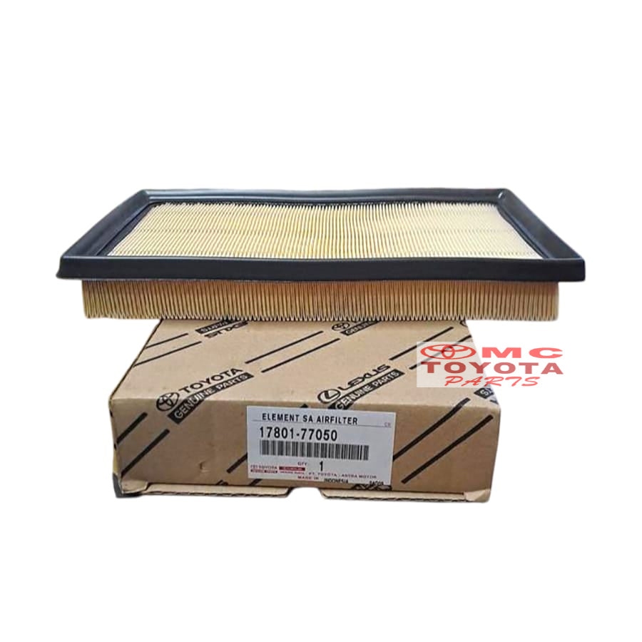 Filter Udara Innova Zenix CHR New Altis Corolla Cross Camry Hybrid Voxy Original 17801-77050 Element Air Filter Saringan Udara Air Cleaner Toyota Kijang Innova Zenix Fisik 17801-VT020