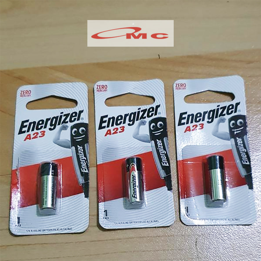 Baterai Energizer A23 / 23A Alkaline 12V Baterry Batery Batre Batere Alkalin Energizer A23 BP1 Remot Remote Mobil Motor Doorbell Door Bell Bel Mainan Anak