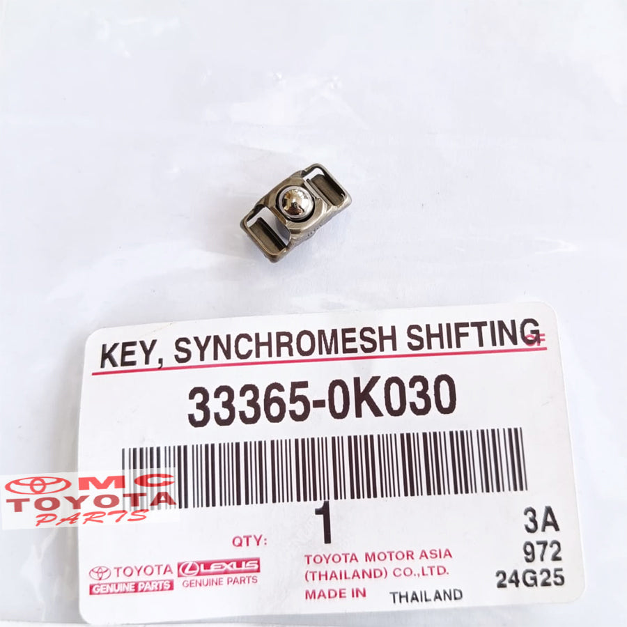 Key Kuku Syncromis Transmisi Hilux Revo Innova Reborn Fortuner VRZ Yaris Vios Etios Hiace Original Toyota 33365-0K030 Key Singcromis Gigi 3 4 2GD 1GD Key Shifting Syncromesh Singkromis Sinkromis Sincromis Synchromis Transmisi