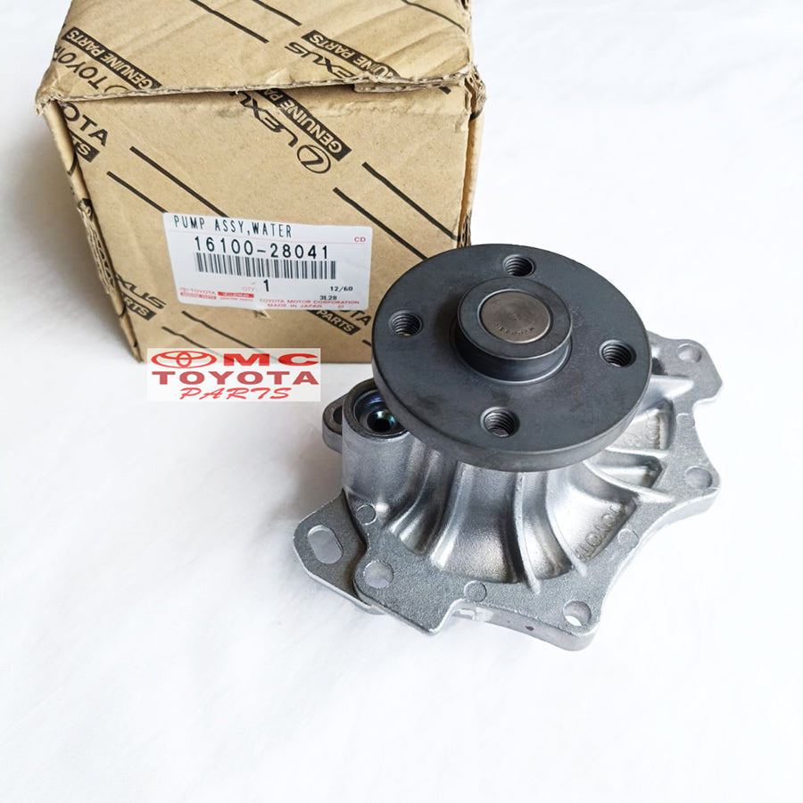 Water Pump Pompa Air Alphard Vellfire Camry Harrier 2.4cc 2400cc 2.4 Previa Estima Wish Rav4 Original Toyota 16100-28041 Waterpump Ori