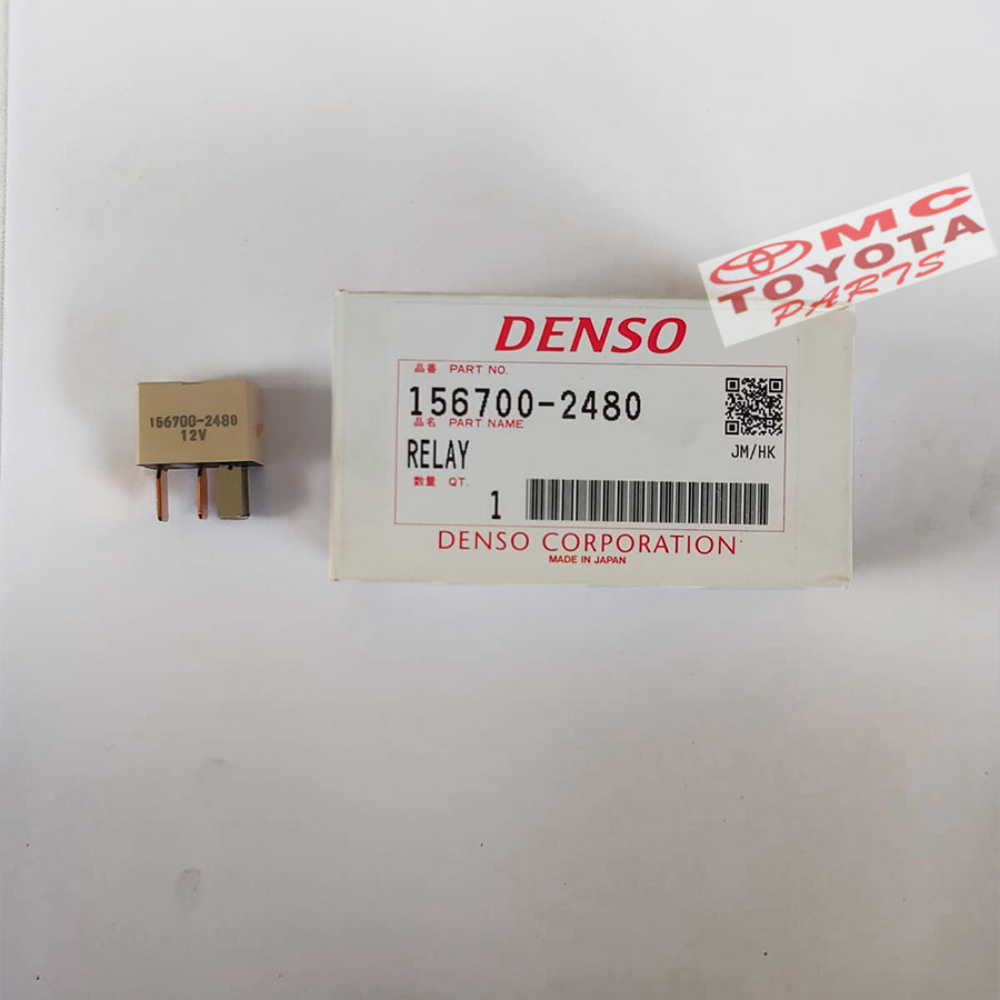 Relay 4 Kaki Relay Denso AVANZA K.4 12V 156700-2480 DENSO ORIGINAL Made In Japan