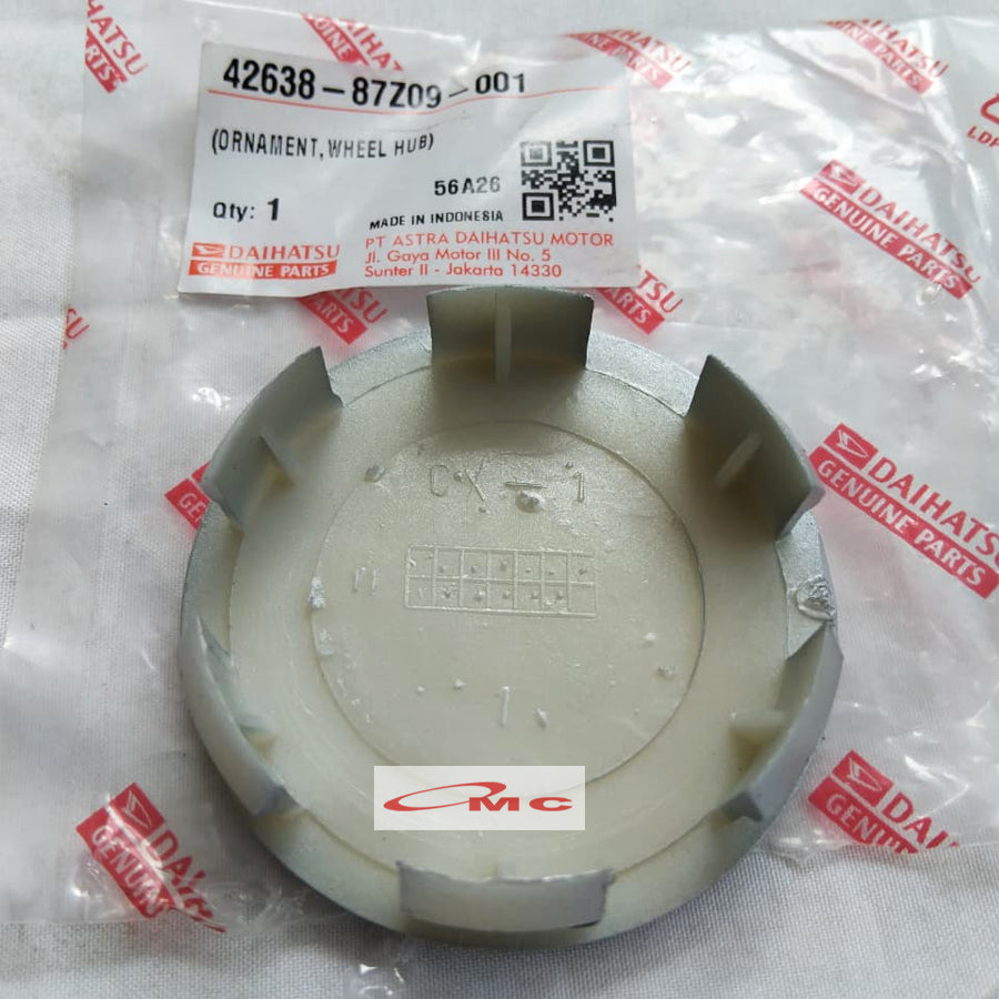 Tutup Velg Dop Roda Alloy Cover Wheel Daihatsu Taruna 42638-87Z09-001 Original