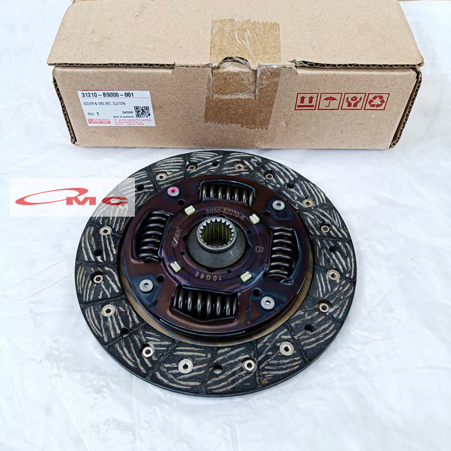 Kopling Set Agya Ayla 1.0 Sigra 1000cc Original 31210-B9000-001 Set Kopling Dekrup Cover Clutch Disc Disk
