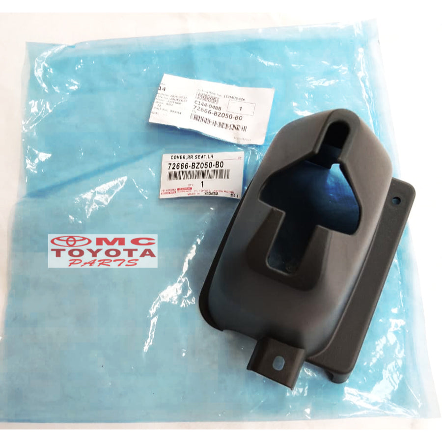 Cover Rear Seat Lock Tutup Jok Bawah Tengah Kanan Kiri All New Avanza Xenia 72665-BZ070-B0 72666-BZ050-B0 Original
