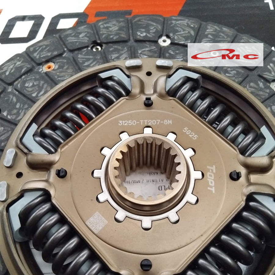 Plat Kampas Kopling Clutch Disc Hilux Rangga Innova Reborn Bensin Original T-OPT 31250-TT207-8M Genuine Parts