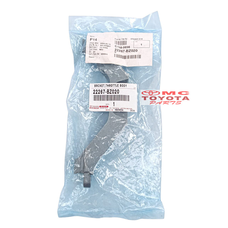 Braket Bracket Throttle Body Avanza Xenia Rush Terios Original 22267-BZ020 Breket Throttle Body Throtle Trotle Trotel Trotol Bodi