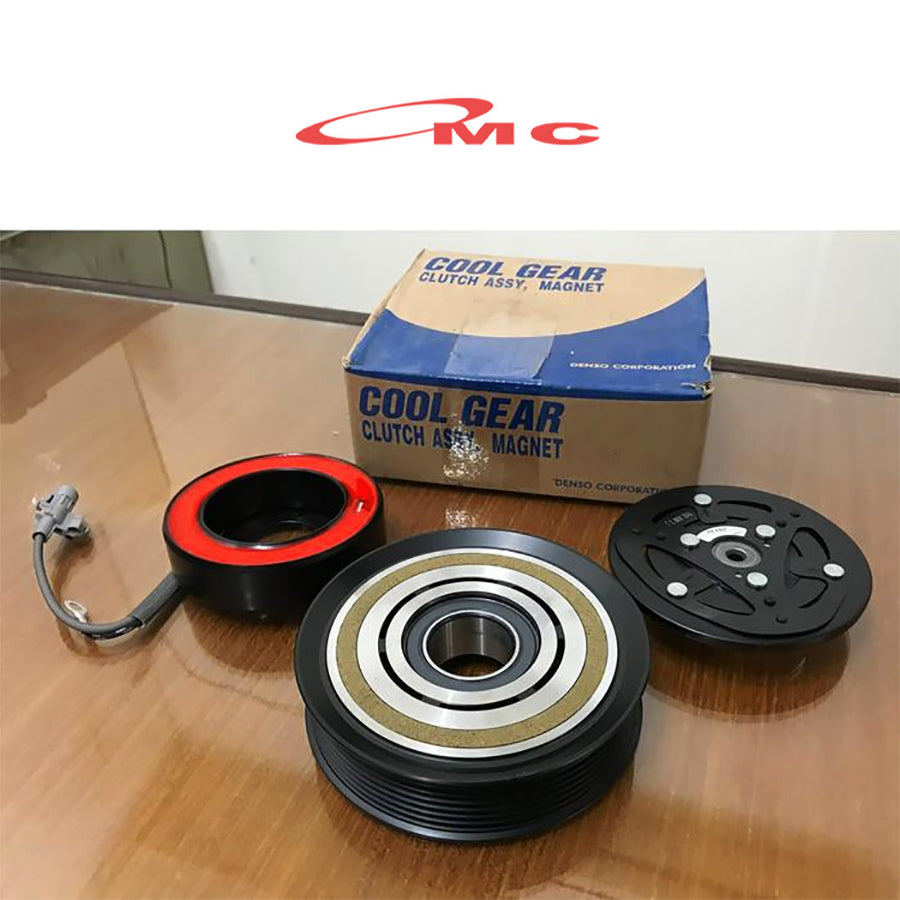 Magnet Clutch Toyota Innova Fortuner Bensin Double Blower Original Denso Cool Gear JK437300-1530 / 437300-1530 Magnetic Magnit Maknet Clutch Klat AC Puli Pully Pulley Kompresor Coolgear Ori