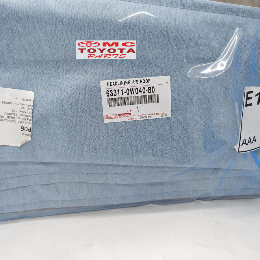 Kain Plafon Atap Atas Hino Dutro Dyna Saurus 115 110 125 130 HT Original Toyota 63311-0W040-B0 Headlining
