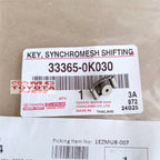 Key Kuku Syncromis Transmisi Hilux Revo Innova Reborn Fortuner VRZ Yaris Vios Etios Hiace Original Toyota 33365-0K030 Key Singcromis Gigi 3 4 2GD 1GD Key Shifting Syncromesh Singkromis Sinkromis Sincromis Synchromis Transmisi