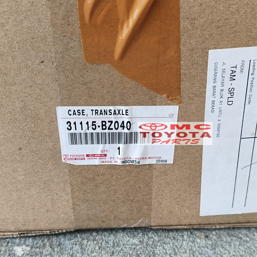Case Cover Transmisi Manual Calya Sigra 1200cc Agya Ayla 1200cc Original 31115-BZ040 Tutup Cover Rumah Transmisi Tranmisi Hausing Housing Clutch Cover Tutup Rumah Gearbox Transmisi 1.2 1200 cc Case Transaxle Ori