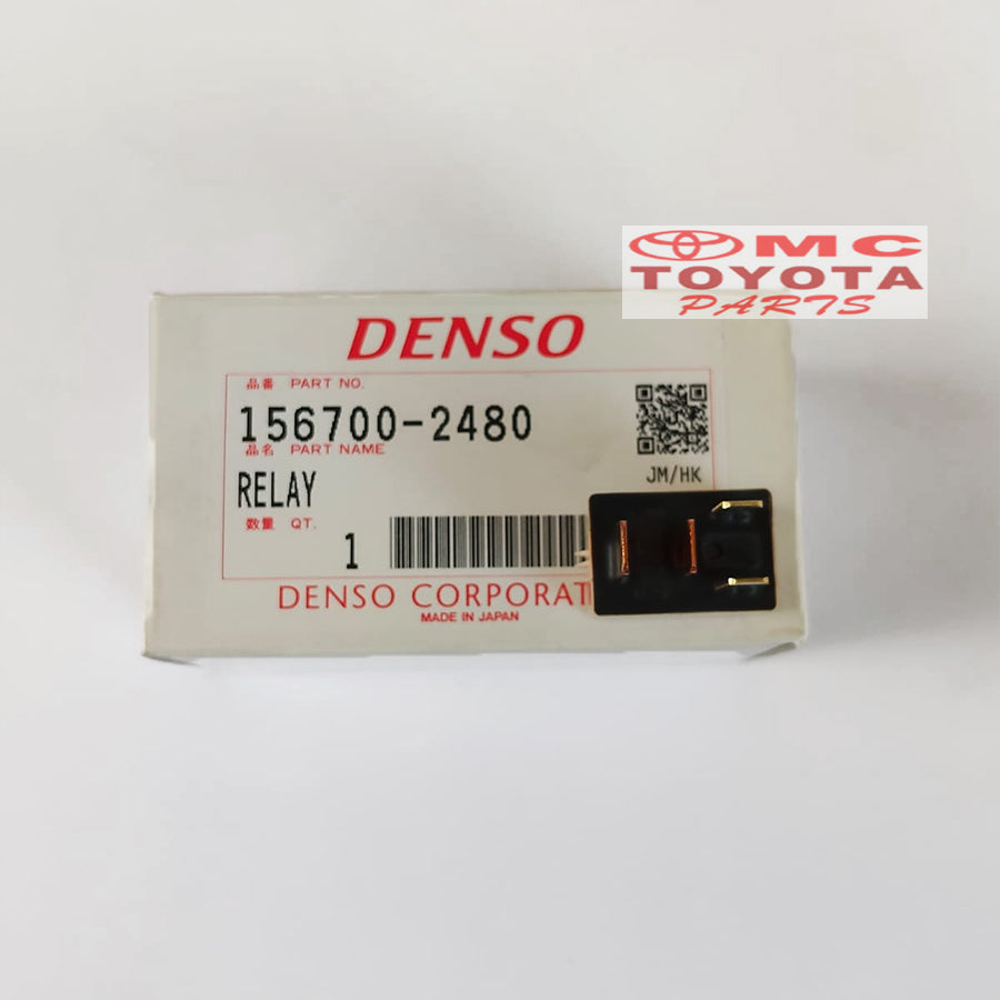 Relay 4 Kaki Relay Denso AVANZA K.4 12V 156700-2480 DENSO ORIGINAL Made In Japan