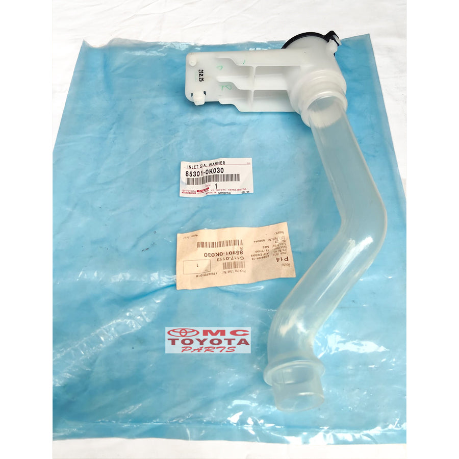 Leher Selang Inlet Pipa Sambungan Tabung Air Wiper Innova Reborn Fortuner VRZ Hilux Revo Original 85301-0K030