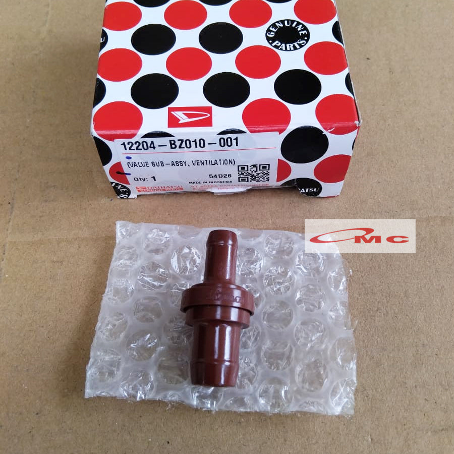 Valve ventilasi Angin Sensor tutup klep PVC PCV avanza xenia gran max luxio terios rush Soluna Original Daihatsu 12204-BZ010-001